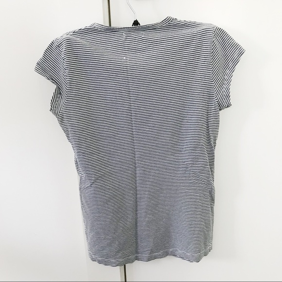 Blue and White Striped T Shirt - Picture 2 of 2